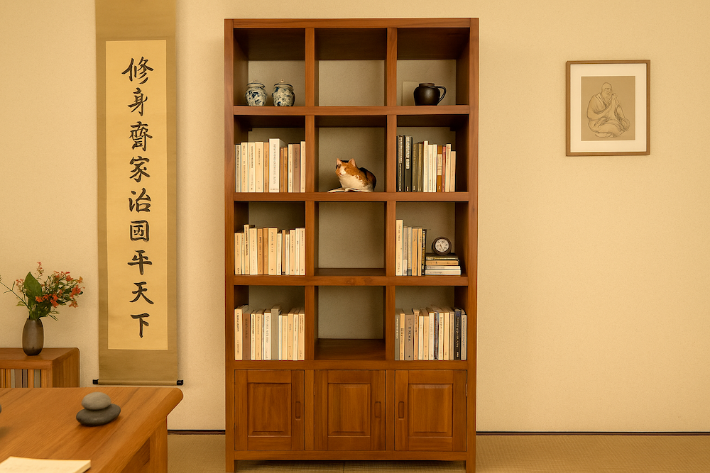 12格3門書櫃